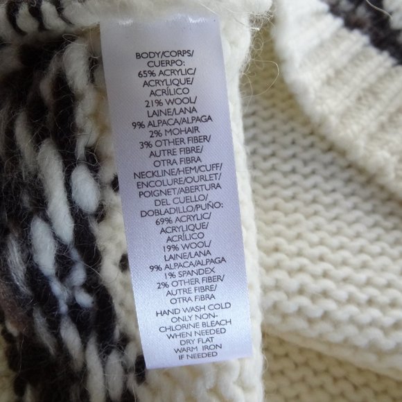 NWT Loft Ann Taylor XL Knit Fair Isle Sweater - Picture 9 of 11